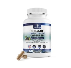 Shilajit Complete Blend Energy and Endurance Pure Shilajit Extract 60 Capsules