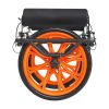 Kayak Cart, 330 lbs Load Capacity, Canoe Cart Dolly with 15-inch Solid Rubber Tires & Kickstand, Assembles & Disassembles Within Seconds