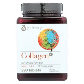 Youtheory Collagen - Type 1, 2 & 3 - 290 Tablets