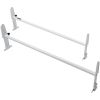 Van Roof Ladder Rack, 2 Bar Alloy Steel Ladder Racks, Adjustable from 47.2"-78.7", 500 lbs Capacity