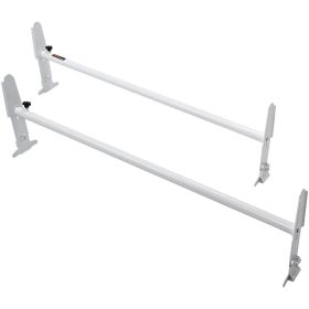 Van Roof Ladder Rack, 2 Bar Alloy Steel Ladder Racks, Adjustable from 47.2"-78.7", 500 lbs Capacity