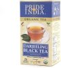 Pride Of India - Organic Darjeeling Black Tea;  25 Tea Bags 2.1 oz