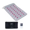 Far Infrared Heating Pad, Amethyst Heating Pad with Jade & Tourmaline Stones, 660nm Photon Light & Negative Ions