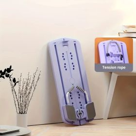 1pc Multi-Functional Folding Abdominal Exercise Board - PP Material, Uncharged, Portable Home Workout Equipment for Waist, Buttocks