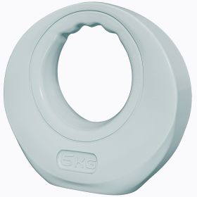 13lbs Kettlebell, Soft Kettle Bell with Wide Handle for Home Gym Weight Lifting and Strength Training, Light Grey