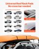 Soft Roof Rack Pads, 15.5-Inch Universal Car Roof Rack Pads