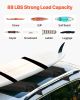 Inflatable Soft Roof Rack Bars, 37.6-Inch Universal Car Roof Rack Pads, 88LBS Loading Luggage Kayak Carrier with 2 Tie-Down Straps & Ropes
