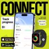 25 Metrics White Digital Bathroom Smart Scale with BMI Body Fat Muscle Mass Bluetooth Apple Health Compatible Scales Digital Weight Composition Scale