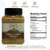 Pride of India – Tikka Curry Masala Seasoning Spice – Gourmet Curry Mix – Ideal for Vegetarian and Meat Dishes – Natural & GMO Free – Easy To Use - 8