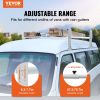 Van Roof Ladder Rack, 2 Bar Alloy Steel Ladder Racks, Adjustable from 47.2"-78.7", 500 lbs Capacity