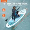 Inflatable Stand Up Paddle Board, 10' x 33" x 6" Wide SUP Paddleboard, with Board Accessories, Pump, Paddle, Fin, Phone Bag, Backpack, Ankle Leash