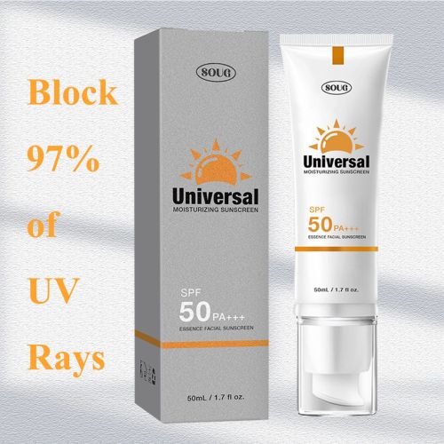 Universal Sunscreen SPF 50 PA, Protector Solar Con Color, Tinted Sunscreen, No Sticky Refreshing Non And Does Not Harm Residue For All Skin Type