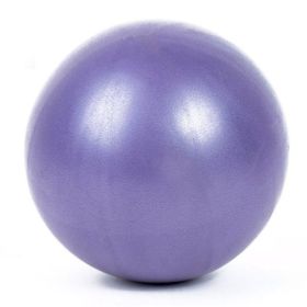 1pc Inflatable Fitness Ball (Color: Purple)