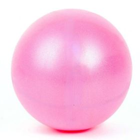 1pc Inflatable Fitness Ball (Color: Pink)