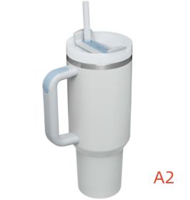 40 oz. With Logo Stainless Steel Thermos Handle (Capacity: 1200ml, Color: A2)