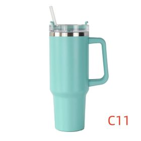40 oz. With Logo Stainless Steel Thermos Handle (Capacity: 1200ml, Color: C11)