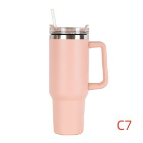 40 oz. With Logo Stainless Steel Thermos Handle (Capacity: 1200ml, Color: C7)