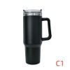 40 oz. With Logo Stainless Steel Thermos Handle
