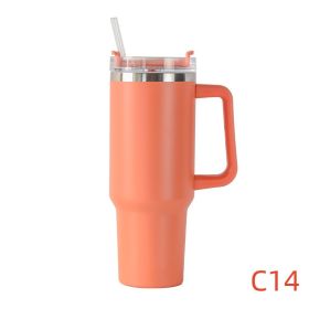 40 oz. With Logo Stainless Steel Thermos Handle (Capacity: 1200ml, Color: C14)