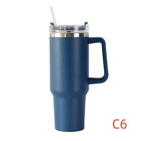 40 oz. With Logo Stainless Steel Thermos Handle (Capacity: 1200ml, Color: C6)