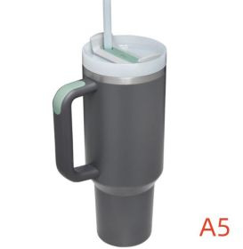 40 oz. With Logo Stainless Steel Thermos Handle (Capacity: 1200ml, Color: A5)