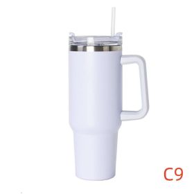40 oz. With Logo Stainless Steel Thermos Handle (Capacity: 1200ml, Color: C9)