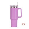 40 oz. With Logo Stainless Steel Thermos Handle