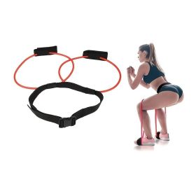 1pc Exercise Bounce Trainer; Slip-on Resistance Band For Home Fitness Training (Color: Black)