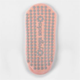 Yoga Grip Bottom Socks, Non-Slip Cushion (Color: Orange)