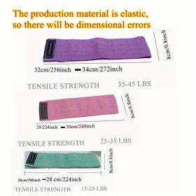 Yoga Resistance Band (Color: Pink Green Purple)