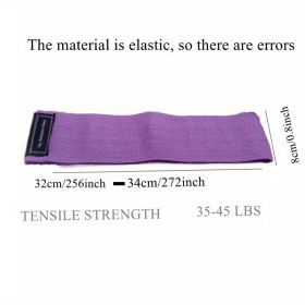 Yoga Resistance Band (Color: Purple)