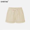 Running Gym Sports Women Shorts Wide Leg Drawstring Elastic Waist Lace up Short 2021 Summer Solid Loose Casual Female Bottoms