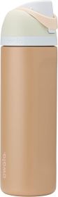 FreeSip Insulated Stainless Steel Water Bottle with Straw for Sports and Travel, BPA-Free Sports Water Bottle (Color: Muddy Buddy)
