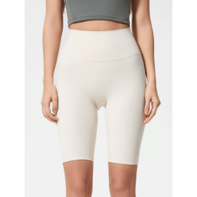 JupiterGear High-Rise Long Shorts (Color: White, size: 4)