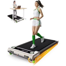 480L-A Under Desk Walking Pad Treadmill (Color: White)