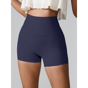 JupiterGear High-Waisted Shorts (Color: Navy, size: L)