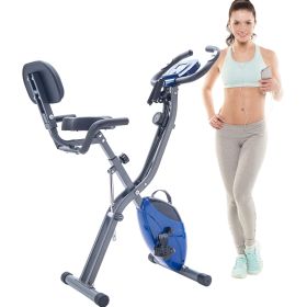 Folding Exercise Bike (Color: as Pic)