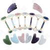 Gemmalina Rock N Roll Natural Gem Rollers and Heart-Shaped Gem Stones