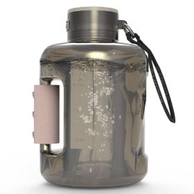 1.5L Large Capacity Portable Hydrogen Water Bottle (Color: Grey)