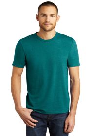 District Perfect Tri Tee DM130 (Color: Heathered Teal, size: L)