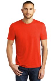 District Perfect Tri Tee DM130 (Color: Deep Orange Heather, size: 3XL)