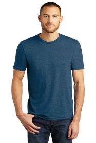 District Perfect Tri Tee DM130 (Color: Heathered Neptune Blue, size: L)