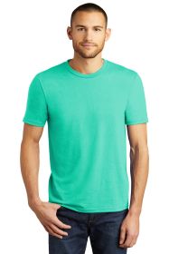 District Perfect Tri Tee DM130 (Color: Aqua Heather, size: XL)