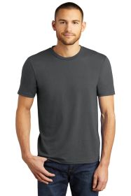 District Perfect Tri Tee DM130 (Color: Charcoal, size: 4XL)