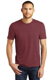 District Perfect Tri Tee DM130 (Color: Maroon Frost, size: 2XL)
