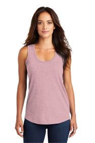 District Women's Perfect Tri Racerback Tank DM138L (Color: Heathered Lavender, size: XL)