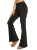 3pcs Butt-Lifting Flare Yoga Pants â€“ High Waist, Ultra Stretch, Naked Feel Leggings for Women