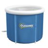 Outsunny Ice Bath Tub, 79 Gallon Outdoor Portable Cold Plunge Tub with Thermo Lid, Cover and Carry Bag for Athletes Recovery and Cold Water Therapy