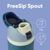 FreeSip Insulated Stainless Steel Water Bottle with Straw, BPA-Free Sports Water Bottle, Great for Travel