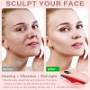 Gua Sha Facial Tool, Electric Black Obsidian Guasha Tool for Face, Chin, Neck, Body, Heated Vibrating Massage Gua Sha Stone for Face Sculpting